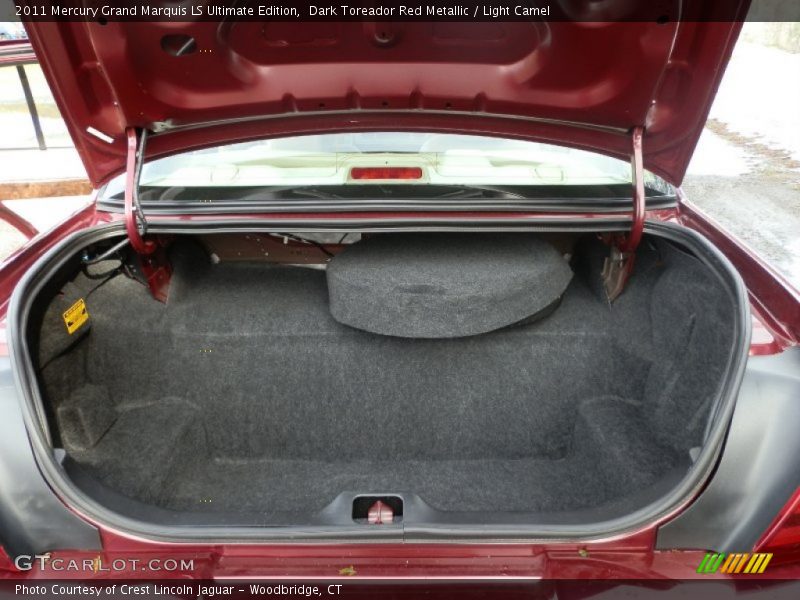Dark Toreador Red Metallic / Light Camel 2011 Mercury Grand Marquis LS Ultimate Edition