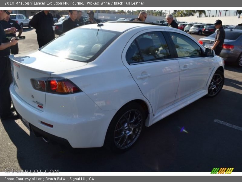 Wicked White / Black Full Leather 2010 Mitsubishi Lancer Evolution MR Touring