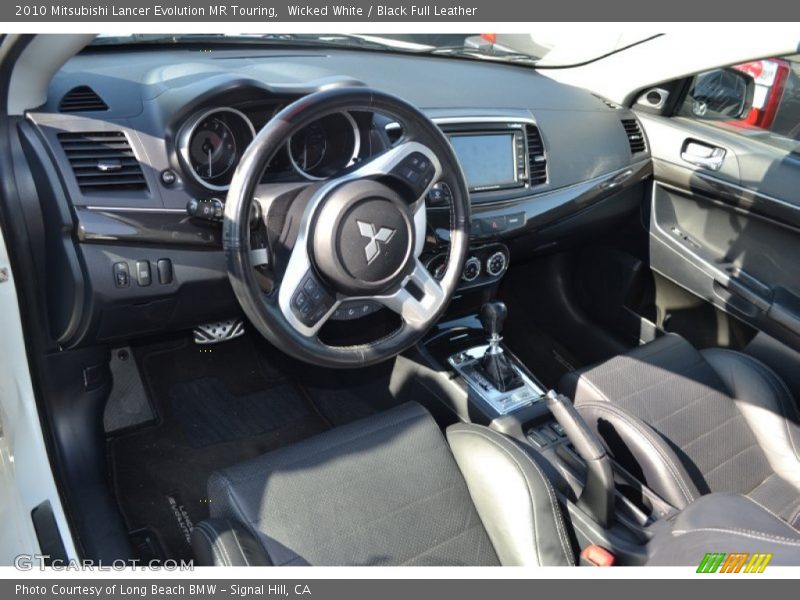 Wicked White / Black Full Leather 2010 Mitsubishi Lancer Evolution MR Touring