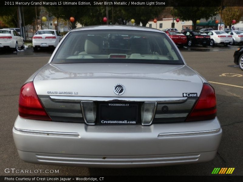 Silver Birch Metallic / Medium Light Stone 2011 Mercury Grand Marquis LS Ultimate Edition