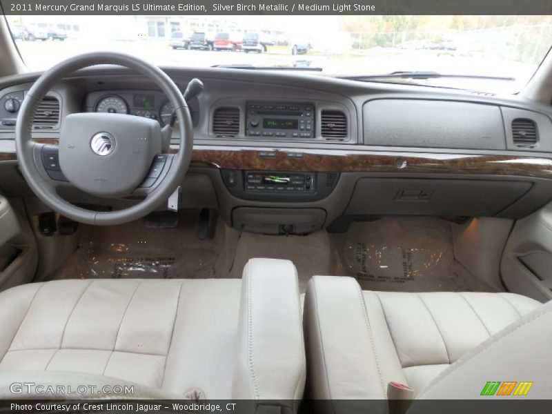 Silver Birch Metallic / Medium Light Stone 2011 Mercury Grand Marquis LS Ultimate Edition