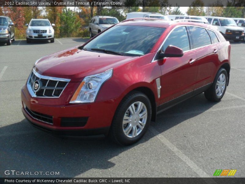 Crystal Red Tintcoat / Titanium/Ebony 2012 Cadillac SRX Luxury