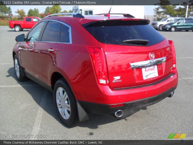 Crystal Red Tintcoat / Titanium/Ebony 2012 Cadillac SRX Luxury