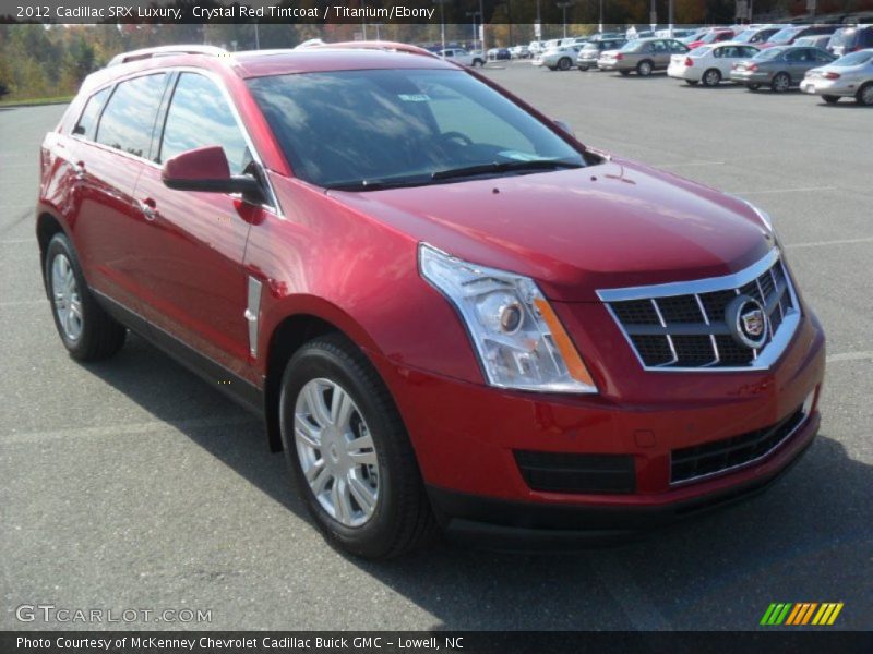 Crystal Red Tintcoat / Titanium/Ebony 2012 Cadillac SRX Luxury