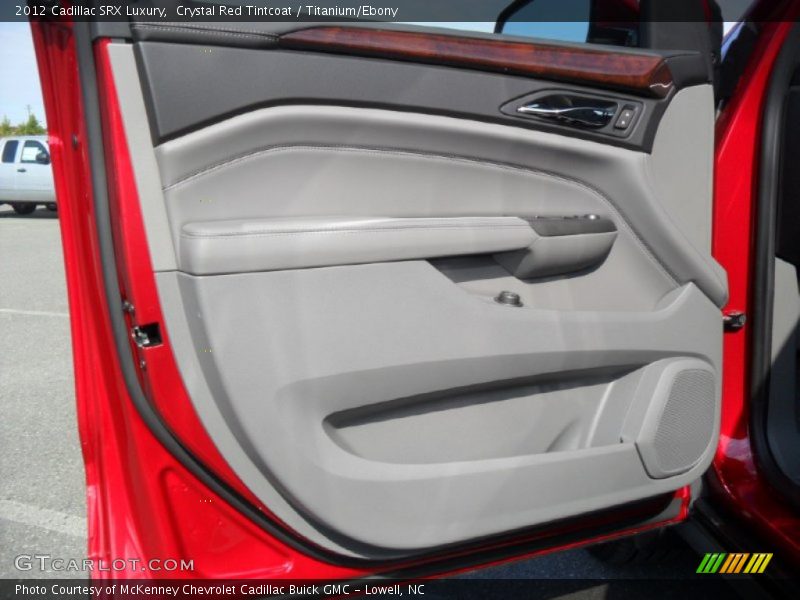 Crystal Red Tintcoat / Titanium/Ebony 2012 Cadillac SRX Luxury