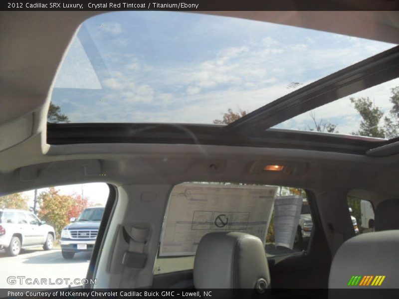 Crystal Red Tintcoat / Titanium/Ebony 2012 Cadillac SRX Luxury