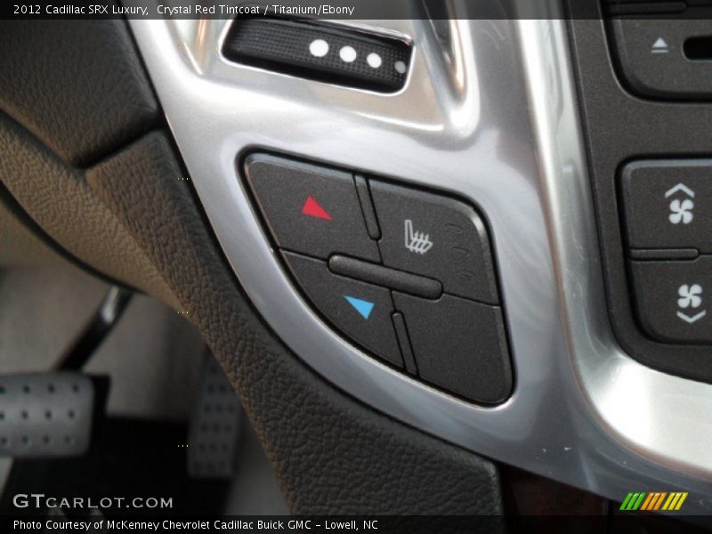 Crystal Red Tintcoat / Titanium/Ebony 2012 Cadillac SRX Luxury