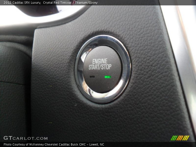 Crystal Red Tintcoat / Titanium/Ebony 2012 Cadillac SRX Luxury