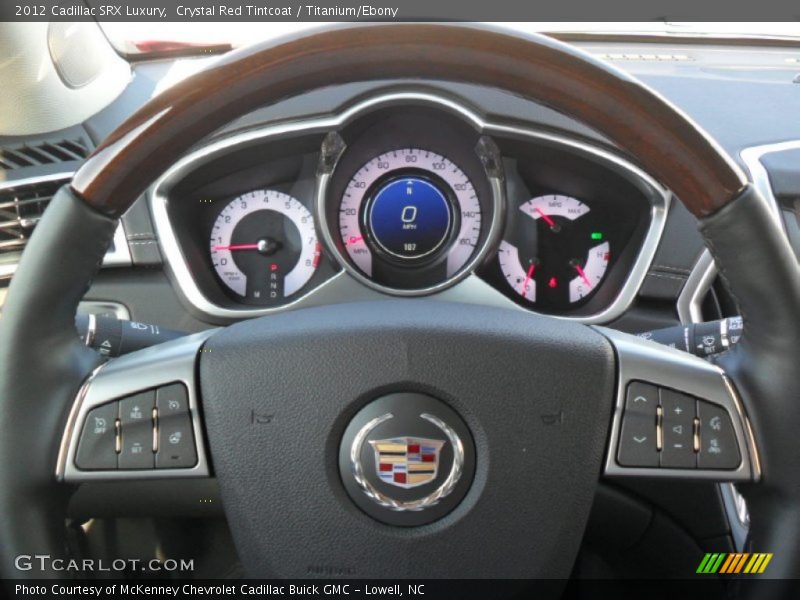 Crystal Red Tintcoat / Titanium/Ebony 2012 Cadillac SRX Luxury