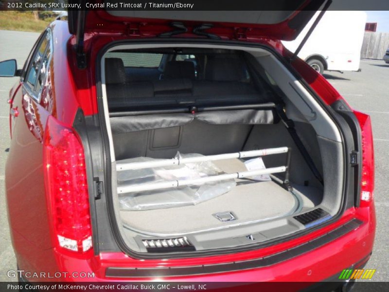 Crystal Red Tintcoat / Titanium/Ebony 2012 Cadillac SRX Luxury