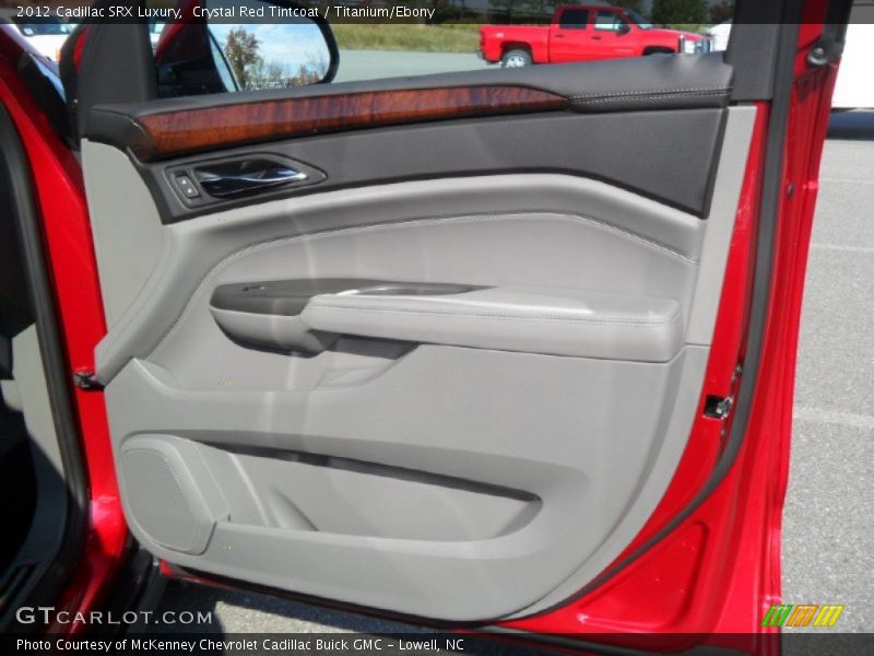 Crystal Red Tintcoat / Titanium/Ebony 2012 Cadillac SRX Luxury