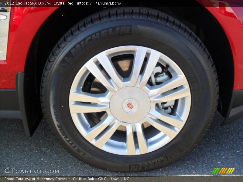 Crystal Red Tintcoat / Titanium/Ebony 2012 Cadillac SRX Luxury