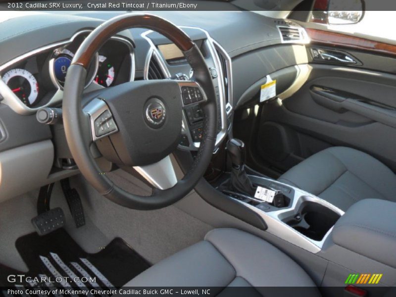 Crystal Red Tintcoat / Titanium/Ebony 2012 Cadillac SRX Luxury