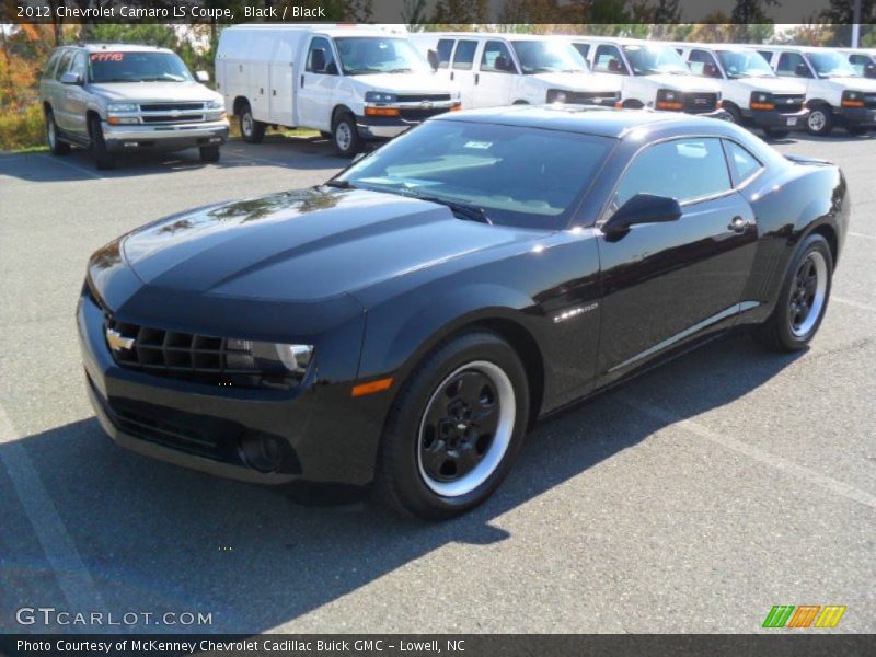 Black / Black 2012 Chevrolet Camaro LS Coupe