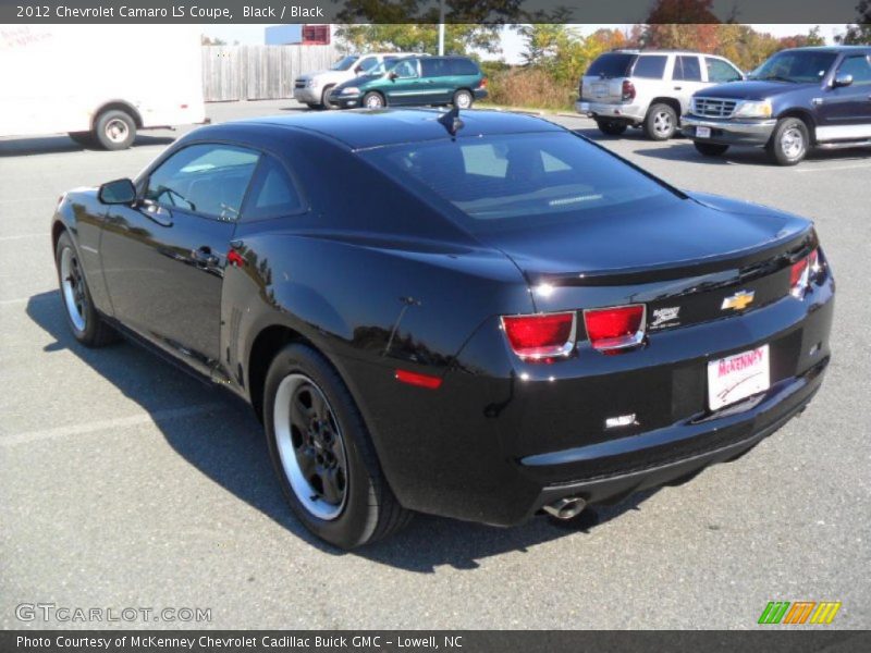 Black / Black 2012 Chevrolet Camaro LS Coupe