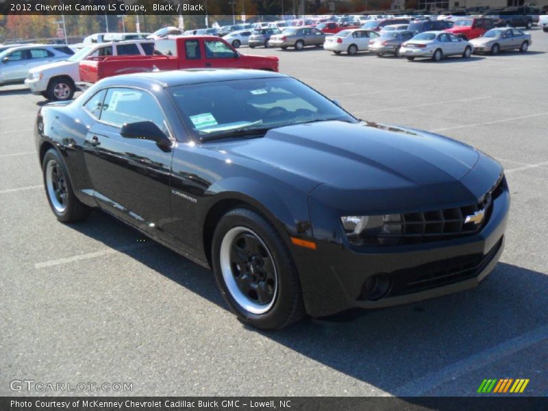 Black / Black 2012 Chevrolet Camaro LS Coupe