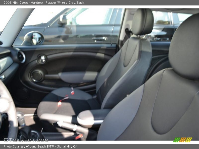 Pepper White / Grey/Black 2008 Mini Cooper Hardtop