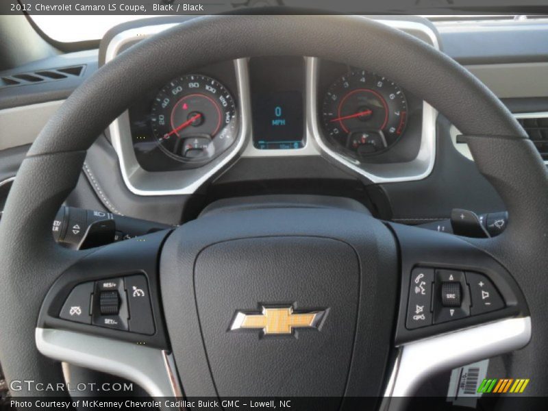 Black / Black 2012 Chevrolet Camaro LS Coupe