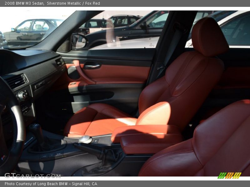 Silverstone Metallic / Fox Red 2008 BMW M3 Sedan