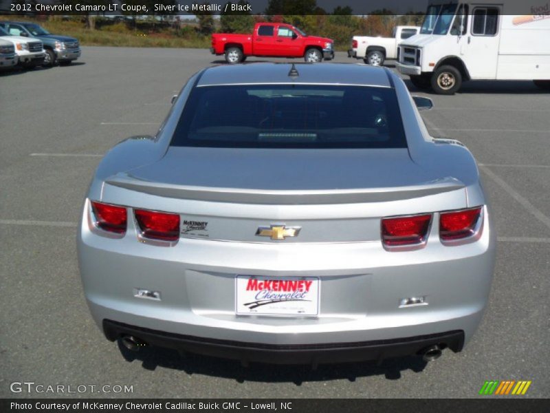 Silver Ice Metallic / Black 2012 Chevrolet Camaro LT Coupe