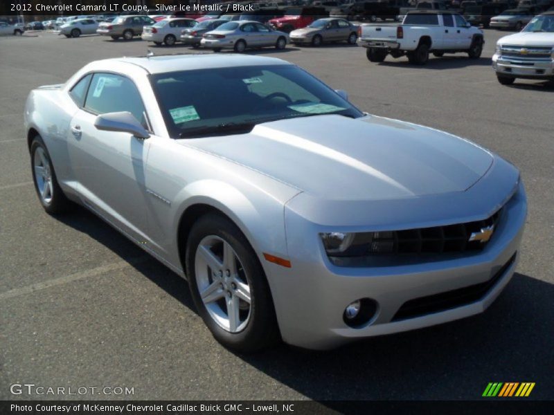 Silver Ice Metallic / Black 2012 Chevrolet Camaro LT Coupe