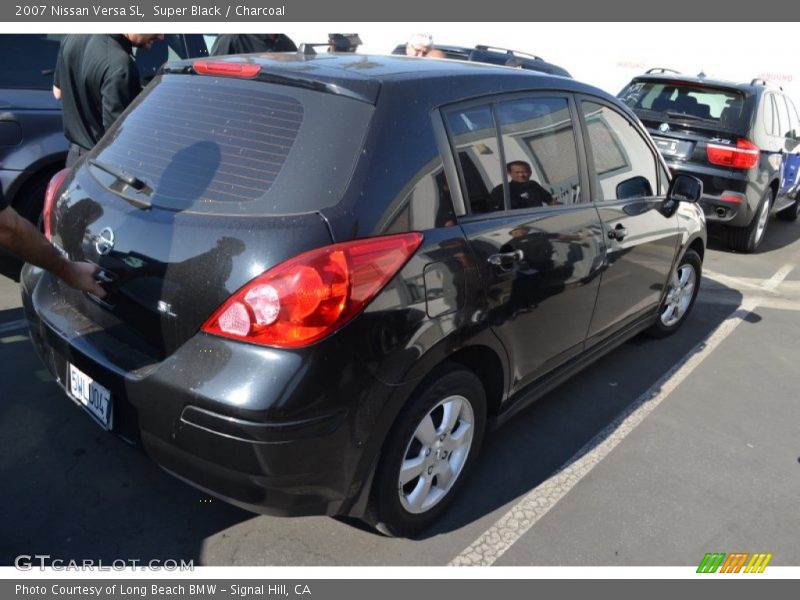 Super Black / Charcoal 2007 Nissan Versa SL