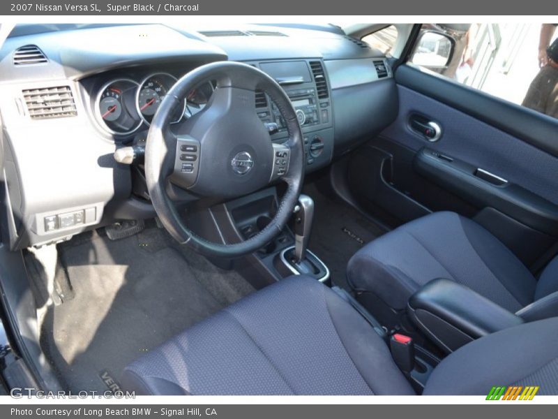 Super Black / Charcoal 2007 Nissan Versa SL