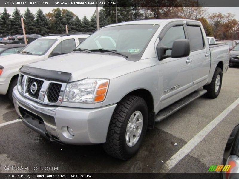 Radiant Silver / Steel Gray 2006 Nissan Titan SE Crew Cab 4x4