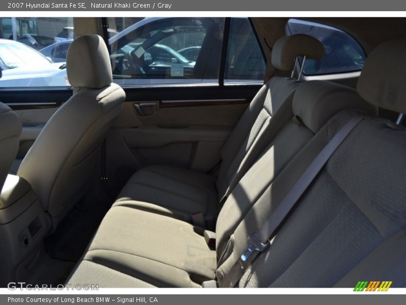 Natural Khaki Green / Gray 2007 Hyundai Santa Fe SE