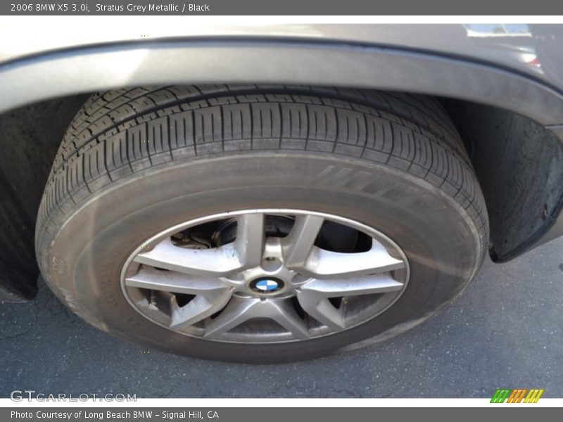 Stratus Grey Metallic / Black 2006 BMW X5 3.0i