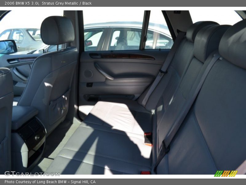 Stratus Grey Metallic / Black 2006 BMW X5 3.0i