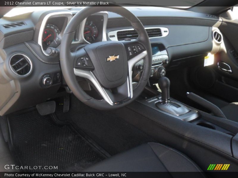 Silver Ice Metallic / Black 2012 Chevrolet Camaro LT Coupe