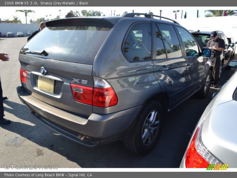 Stratus Grey Metallic / Black 2006 BMW X5 3.0i