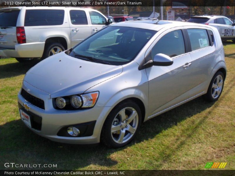 Silver Ice Metallic / Dark Pewter/Dark Titanium 2012 Chevrolet Sonic LTZ Hatch