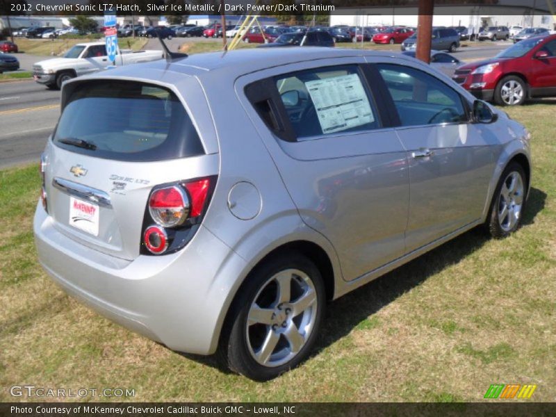 Silver Ice Metallic / Dark Pewter/Dark Titanium 2012 Chevrolet Sonic LTZ Hatch