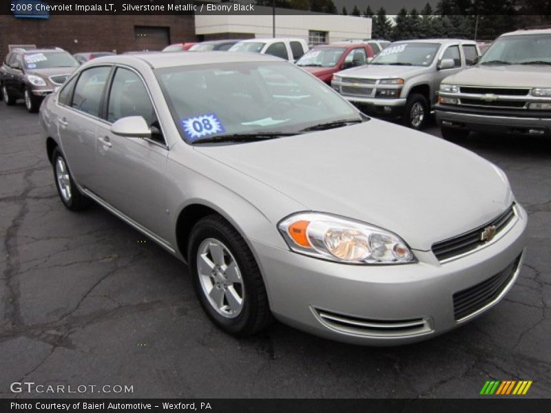 Silverstone Metallic / Ebony Black 2008 Chevrolet Impala LT