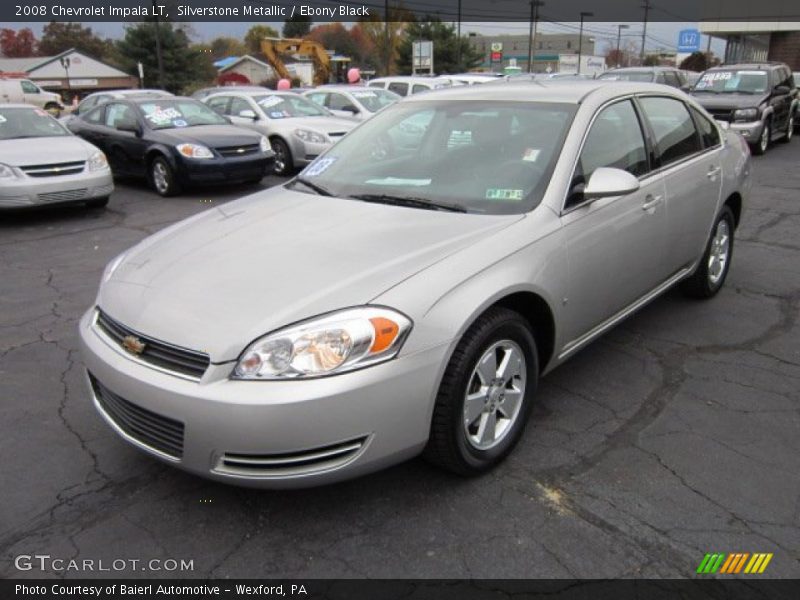 Silverstone Metallic / Ebony Black 2008 Chevrolet Impala LT
