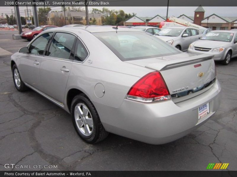 Silverstone Metallic / Ebony Black 2008 Chevrolet Impala LT