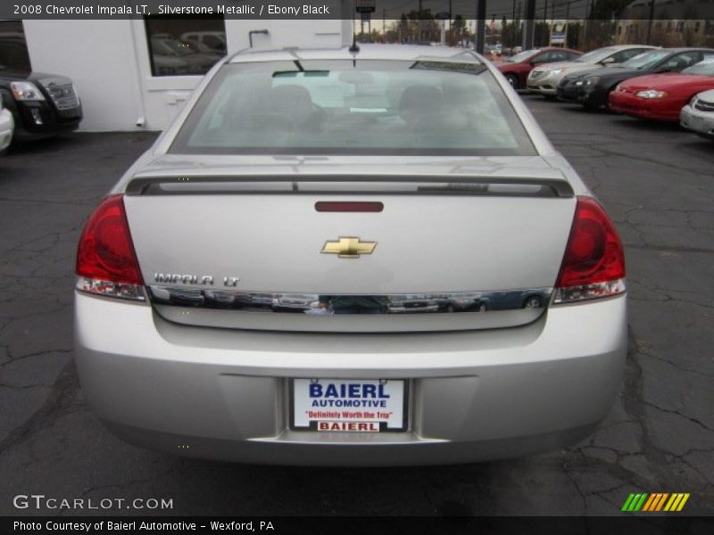Silverstone Metallic / Ebony Black 2008 Chevrolet Impala LT