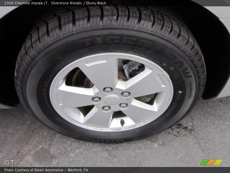 Silverstone Metallic / Ebony Black 2008 Chevrolet Impala LT