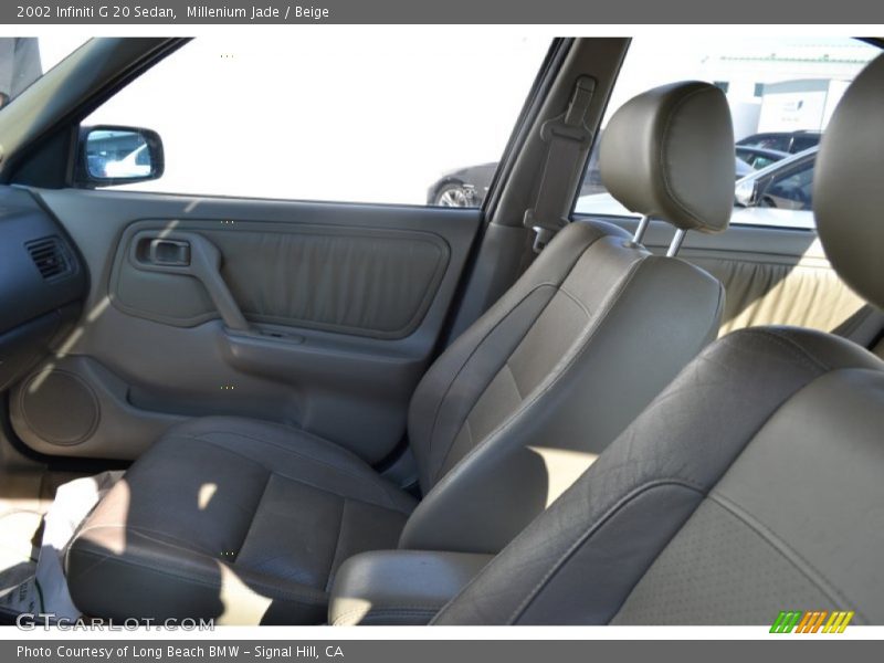 Millenium Jade / Beige 2002 Infiniti G 20 Sedan