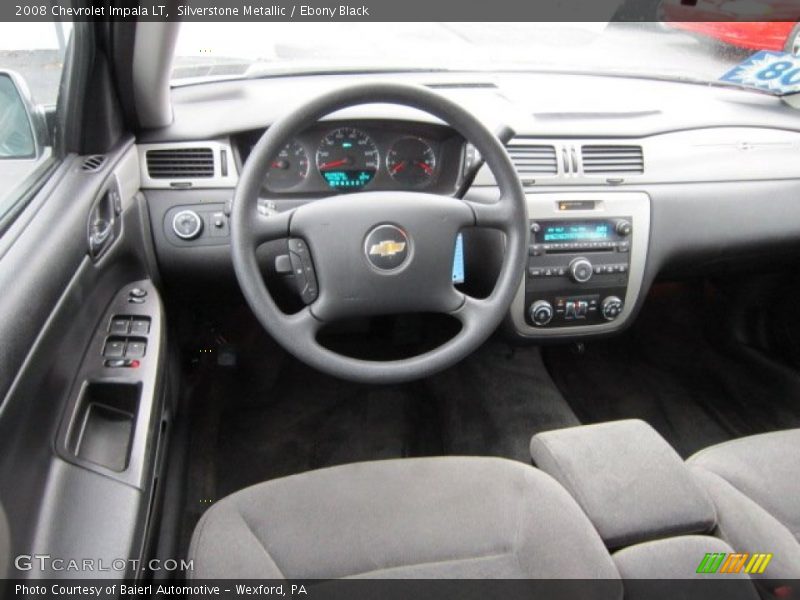Silverstone Metallic / Ebony Black 2008 Chevrolet Impala LT