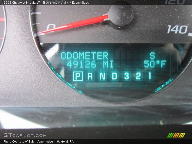 Silverstone Metallic / Ebony Black 2008 Chevrolet Impala LT