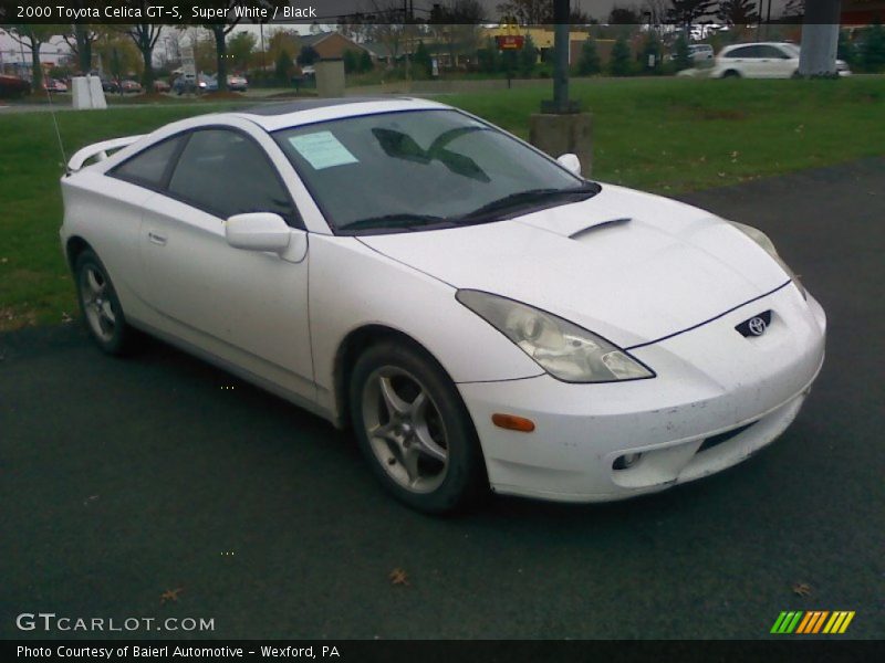 Super White / Black 2000 Toyota Celica GT-S