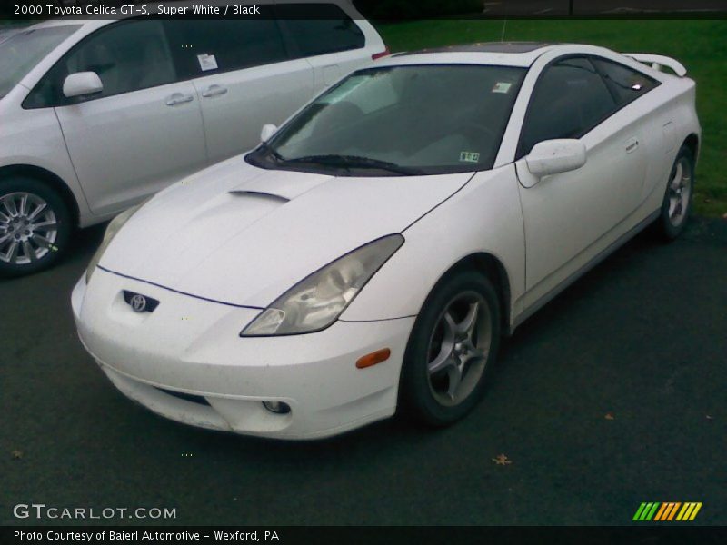 Super White / Black 2000 Toyota Celica GT-S