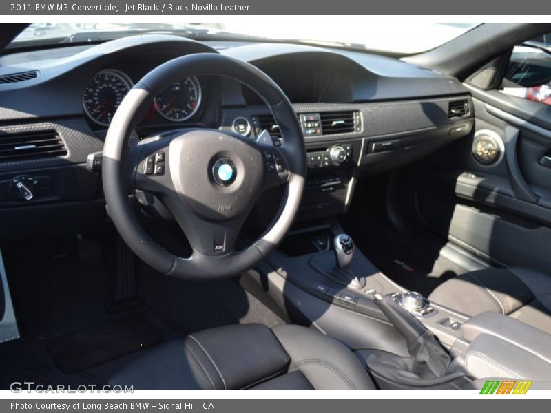 Jet Black / Black Novillo Leather 2011 BMW M3 Convertible