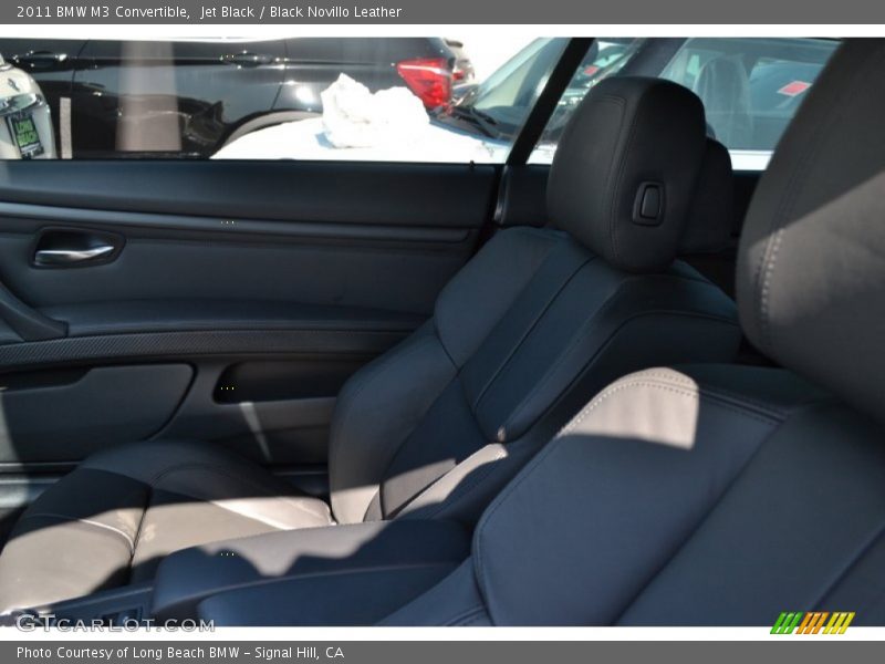 Jet Black / Black Novillo Leather 2011 BMW M3 Convertible