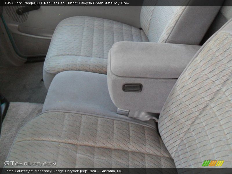 Bright Calypso Green Metallic / Grey 1994 Ford Ranger XLT Regular Cab