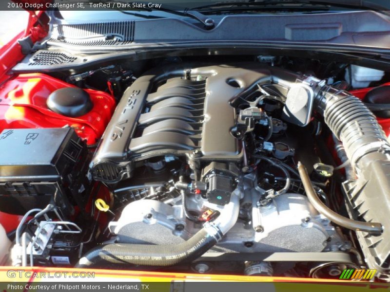 TorRed / Dark Slate Gray 2010 Dodge Challenger SE