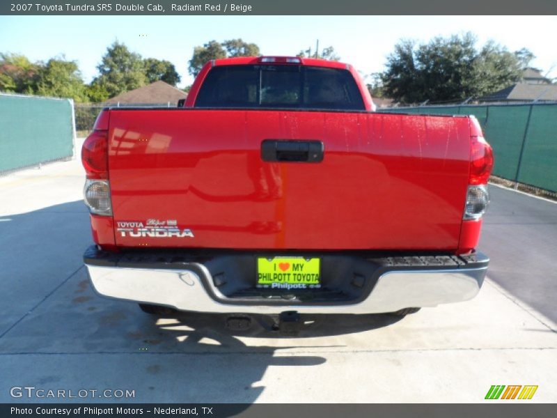 Radiant Red / Beige 2007 Toyota Tundra SR5 Double Cab